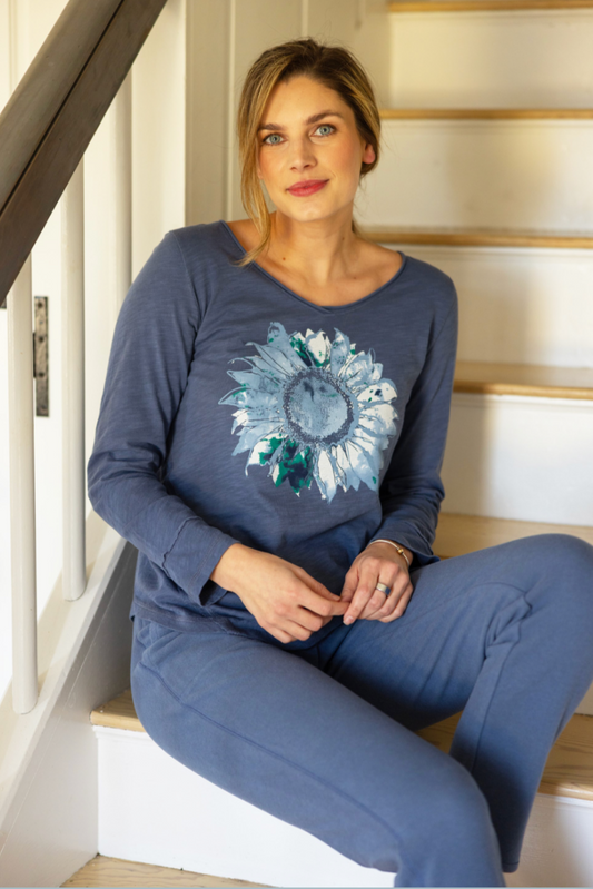 Escape Sunflower Boxy Tee-NEW!