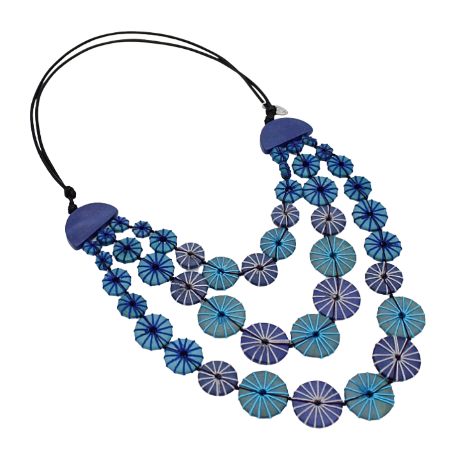 Blue Ombre Janet Necklace