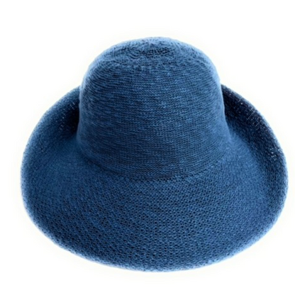 Cotton Blend Hand Dyed Packable Hat SPF 50+