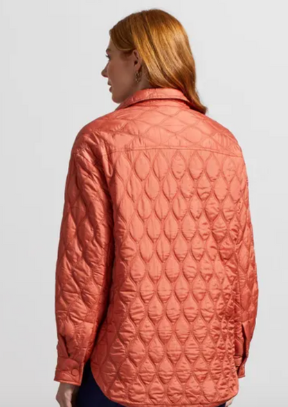 Tribal Quilted Snap Front Jacket
