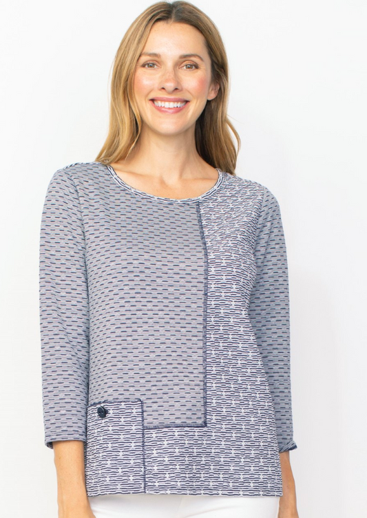 Habitat Double Faced St. John Dot Pullover