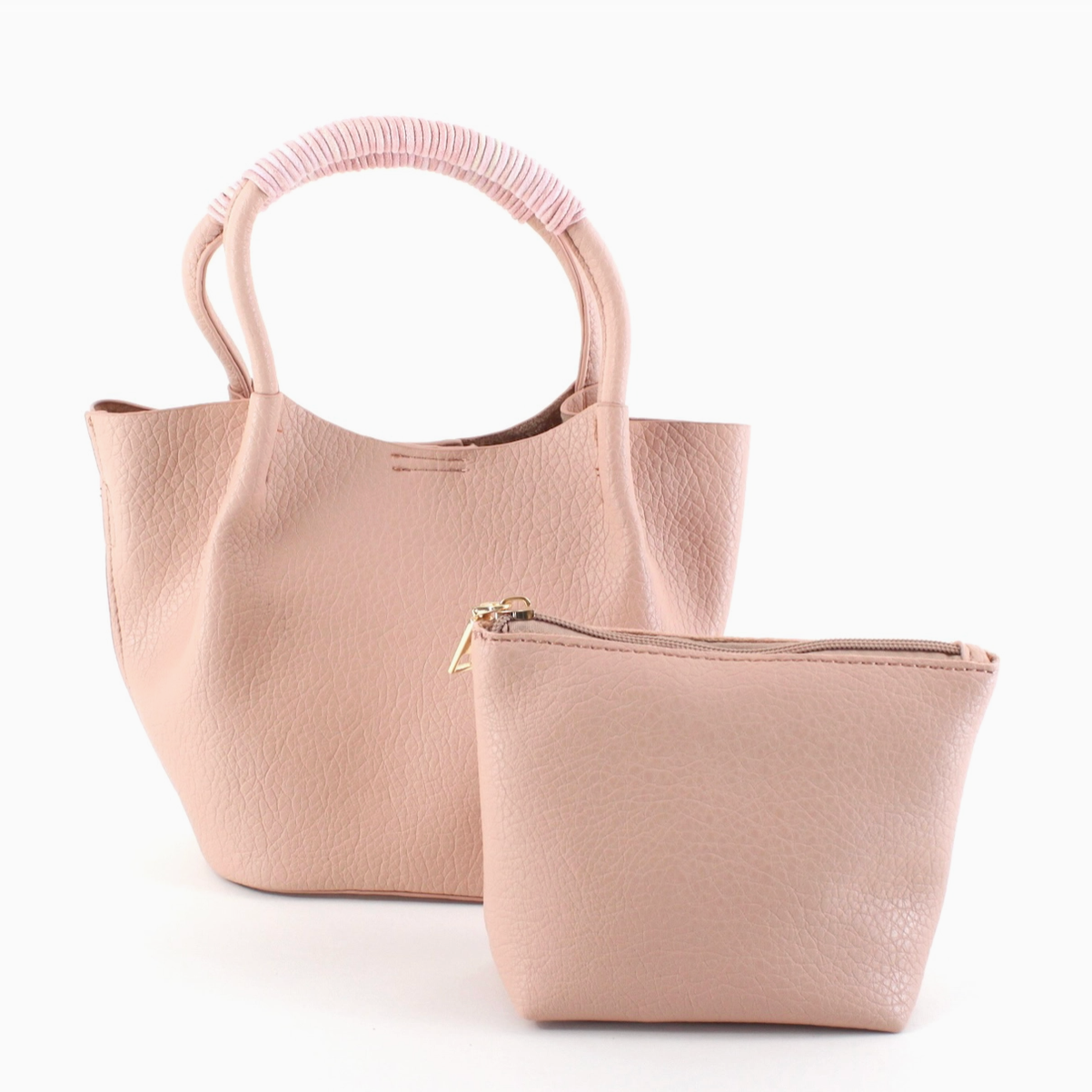 Small Tote/Crossbody Bag-Pink