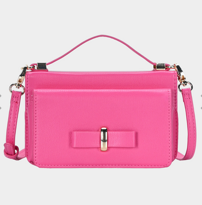Rectangle Crossbody Bag-Pink