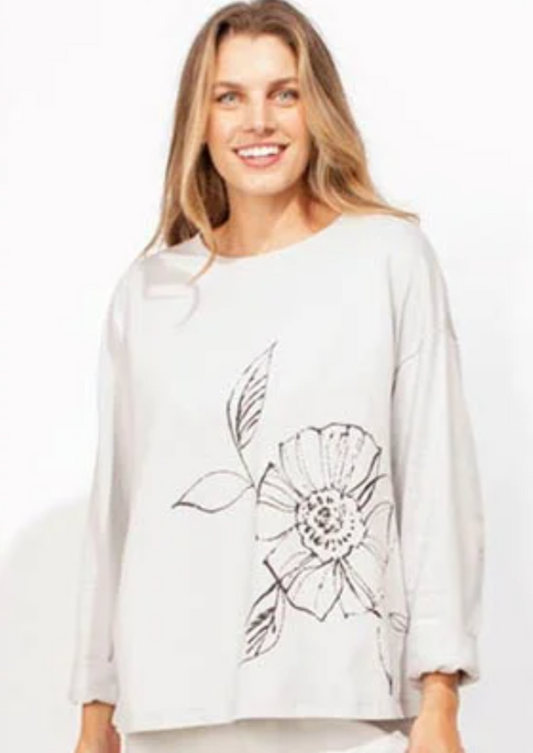 Escape Floral Sketch Sweatshirt