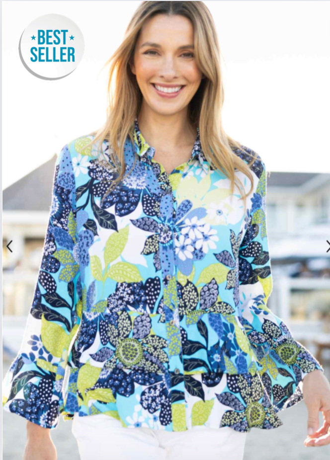 Habitat Flounce Bracelet Sleeve Shirt-50% OFF