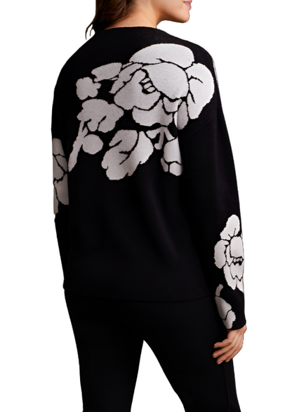 Tribal Long Sleeve Funnel Neck Sweater