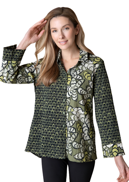 Habitat Rustling Leaves Shaped Shirt-NEW!