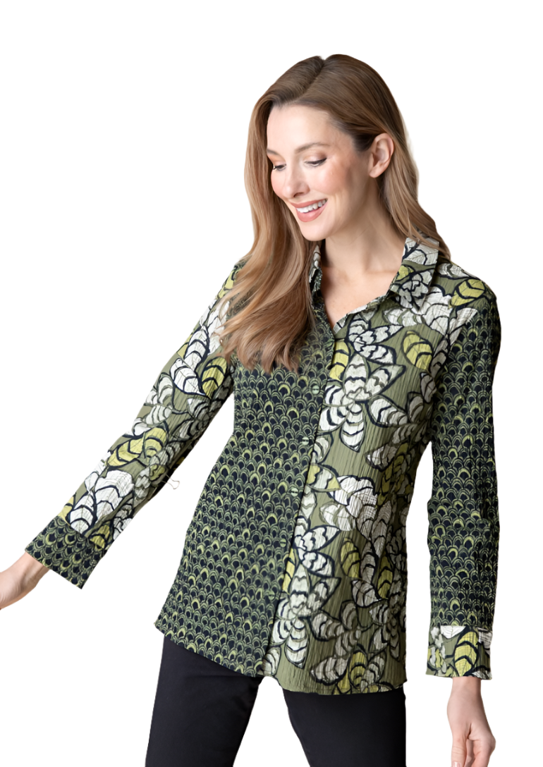 Habitat Rustling Leaves Shaped Shirt-NEW!