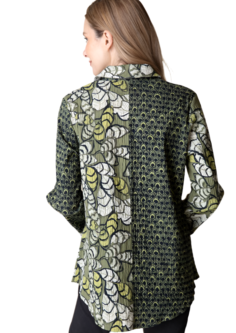 Habitat Rustling Leaves Shaped Shirt-NEW!