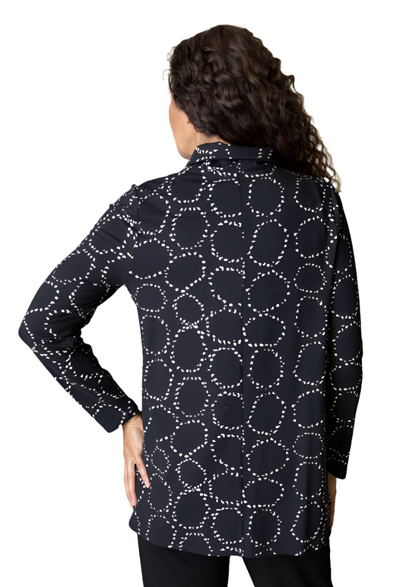 Habitat Core Travel Knit Circles Zip Front Jacket