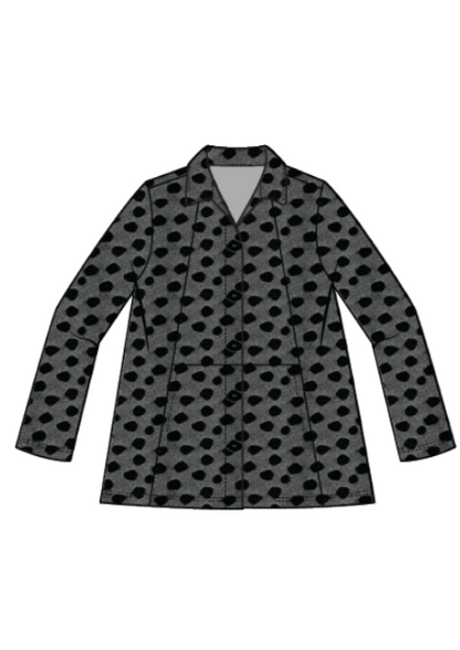 Habitat Textured Dot Seamed Ponte Knit Jacket