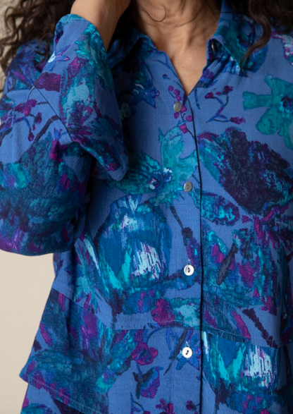 Habitat Viscose Flounce Sleeve Shirt