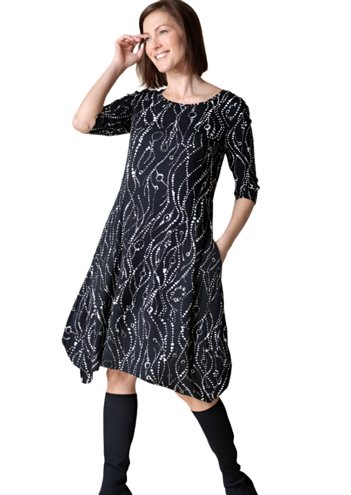 Habitat Wavy Dots Artist Dress