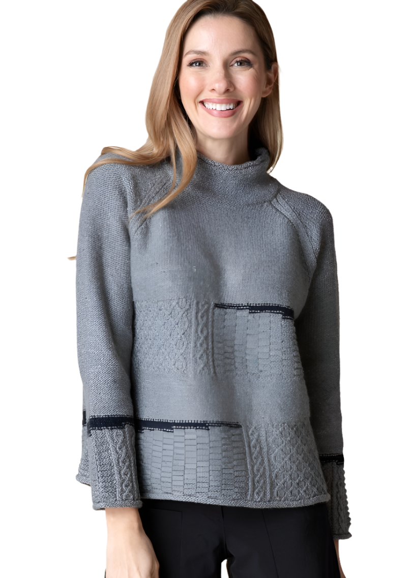 Habitat Harvest Tweed Cable Stitch Pullover-NEW!