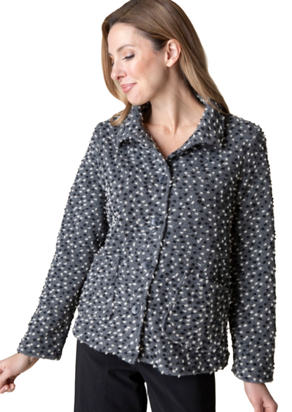 Habitat Lots of Dots Boiled Wool Swing Jacket-NEW!