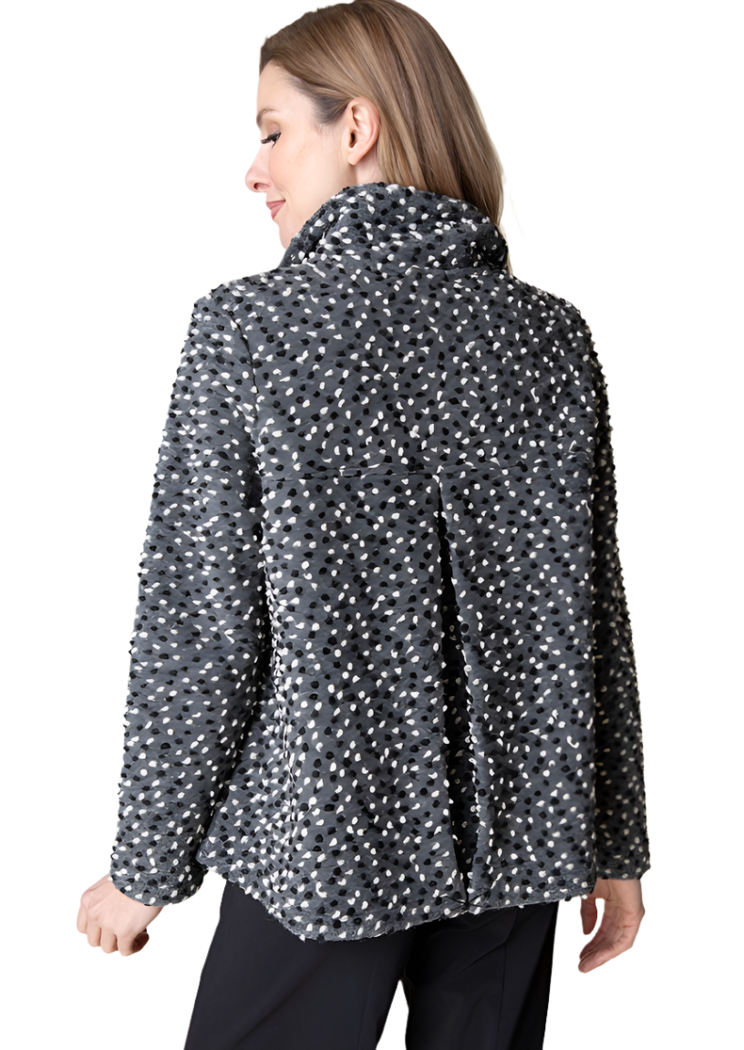 Habitat Lots of Dots Boiled Wool Swing Jacket-NEW!