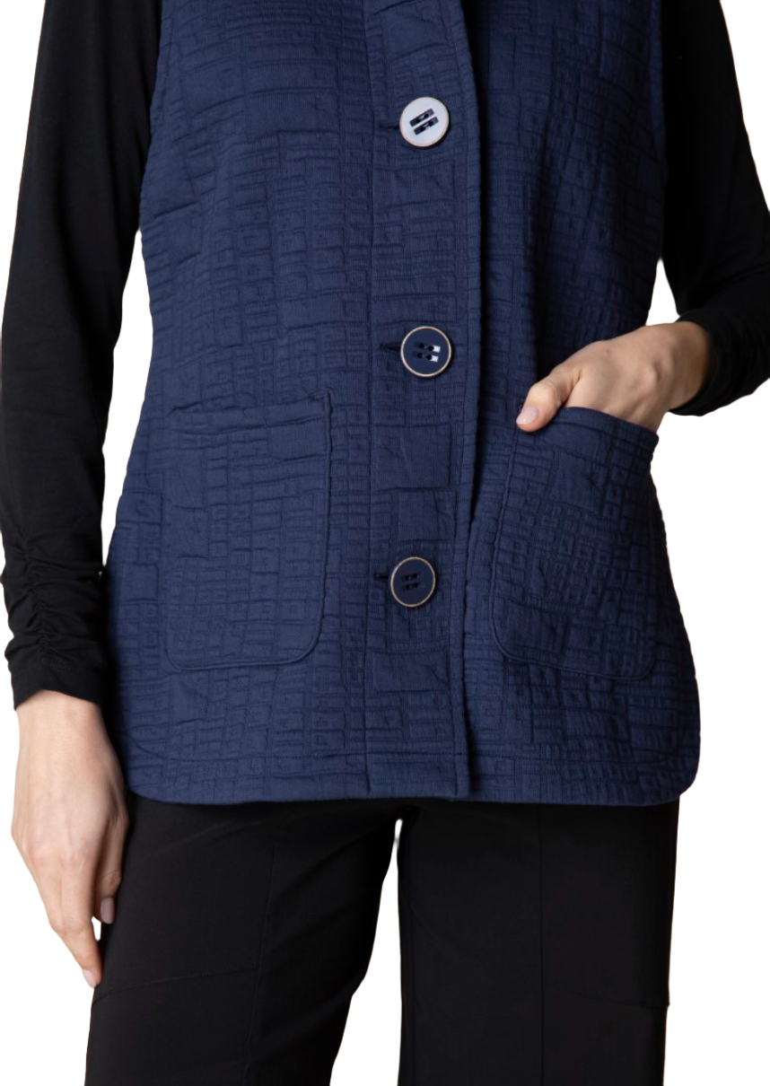 Habitat Box Quilted Pocket Vest-NEW!