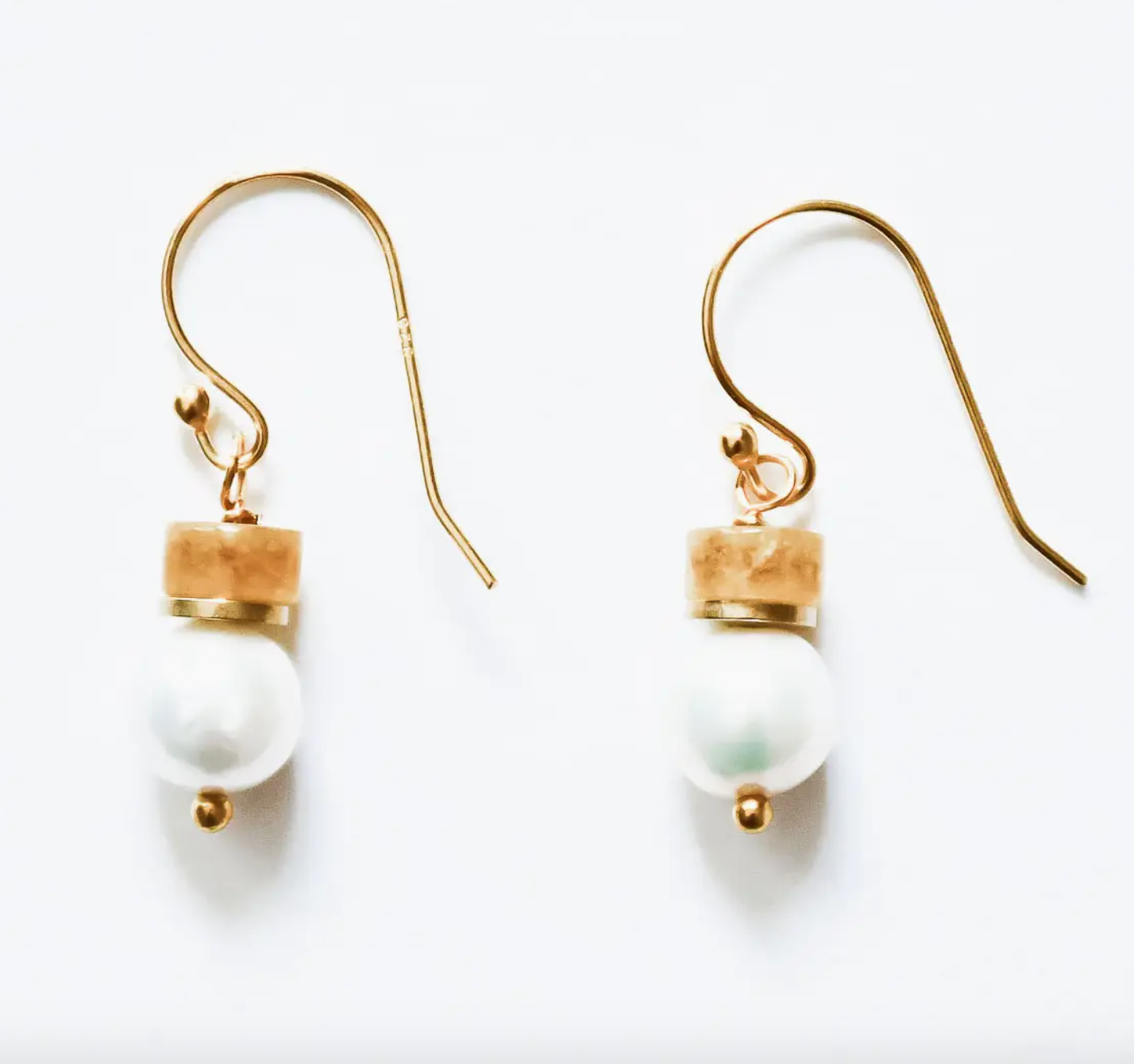 Sea Lily Quartz Earrings