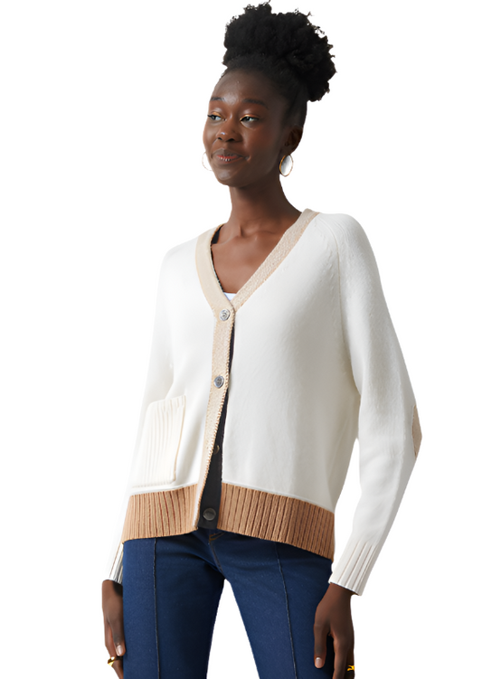 Zaket & Plover Elbow Patch Cardigan-NEW!