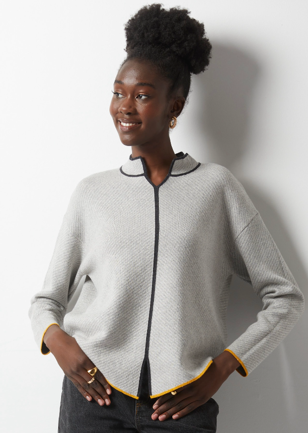 Zaket & Plover Neru Collar Sweater-40% OFF