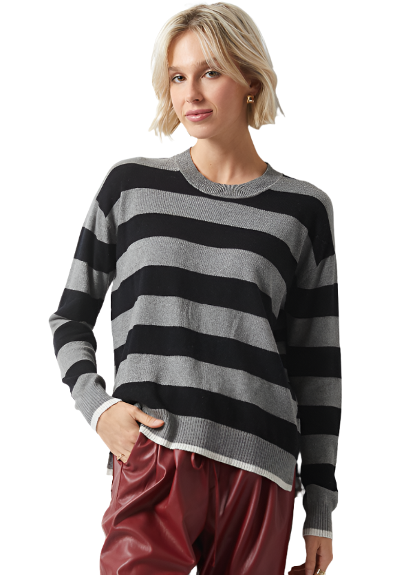 Zaket & Plover Essential Stripe Crew Neck-NEW!