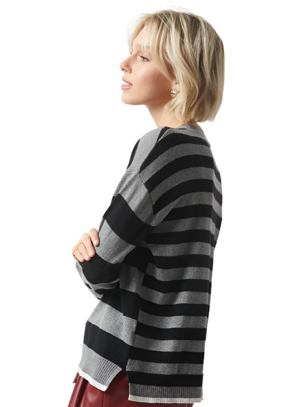 Zaket & Plover Essential Stripe Crew Neck-NEW!