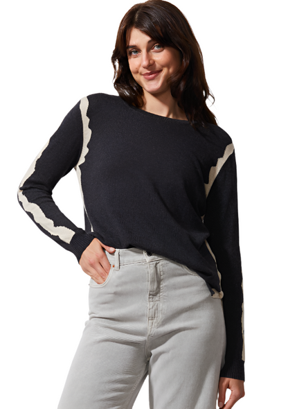 Zaket & Plover Zest Intarsia Crew Neck-NEW!