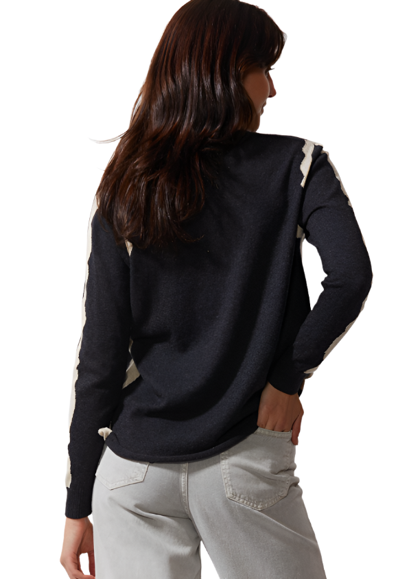 Zaket & Plover Zest Intarsia Crew Neck-NEW!