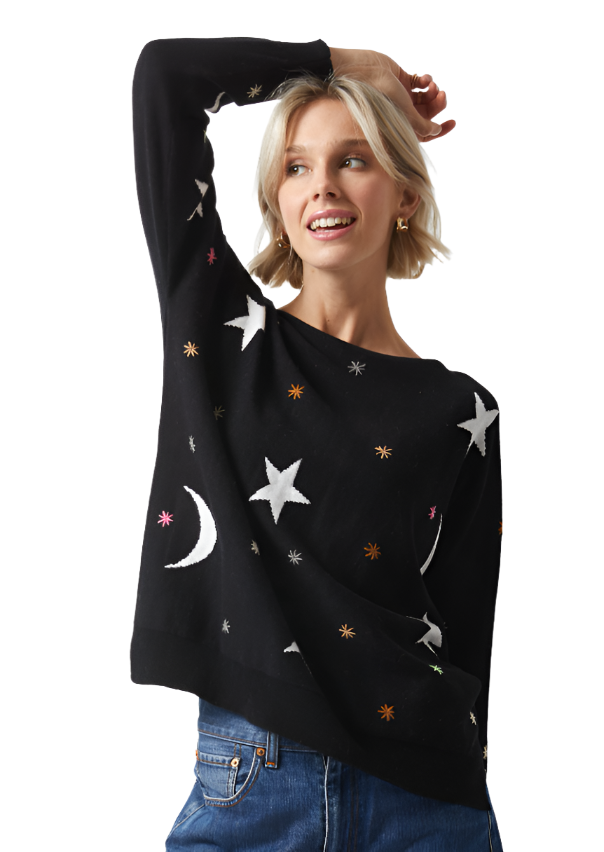 Zaket & Plover Starry Night Sweater-NEW!