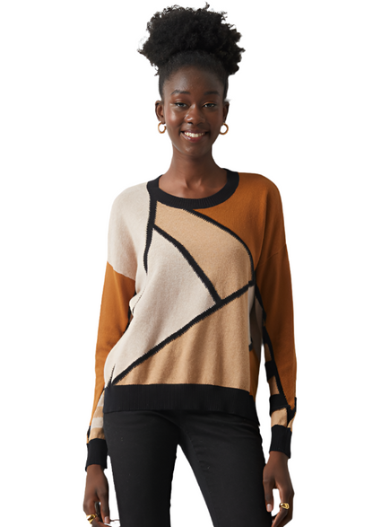 Zaket & Plover Mosaic Intarsia Sweater-NEW!