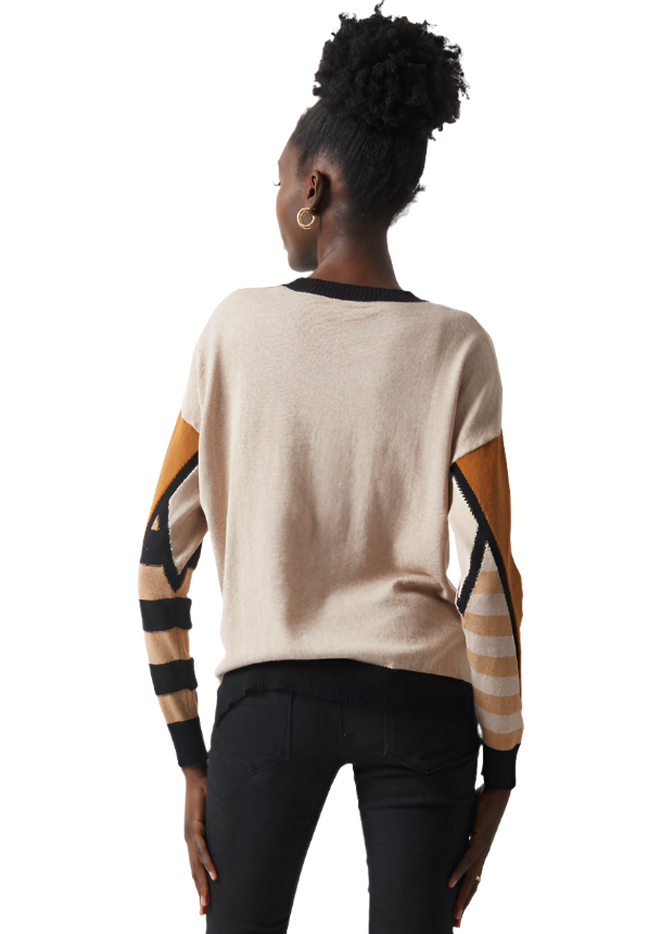 Zaket & Plover Mosaic Intarsia Sweater-NEW!