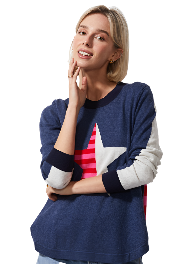 Zaket & Plover Stripey Stardom Sweater-NEW!