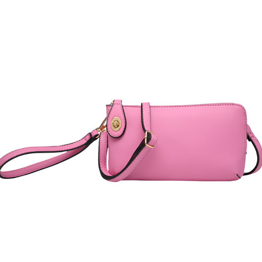 Kendall Crossbody Bag-Bubblegum Pink