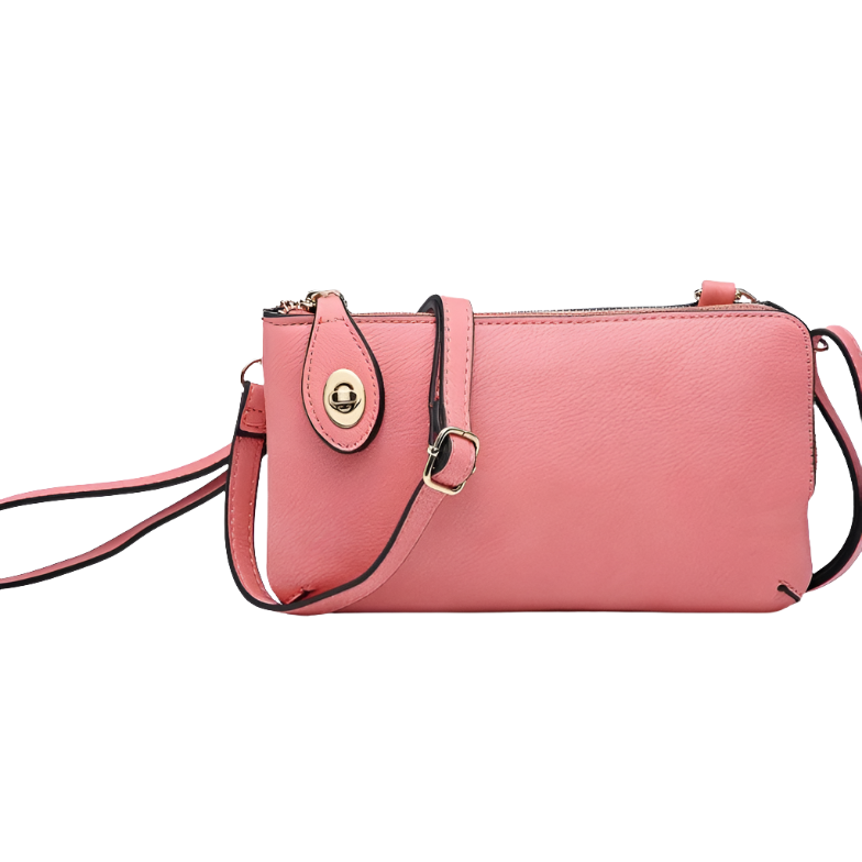 Kendall Crossbody Bag-Peach