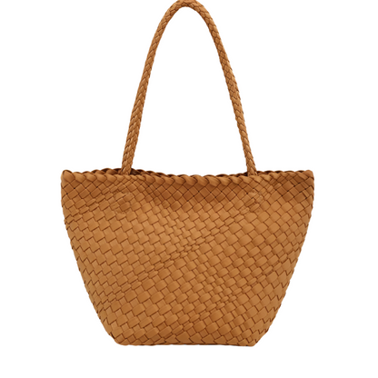 Ava Handwoven Convertible Bucket Bag/Tote