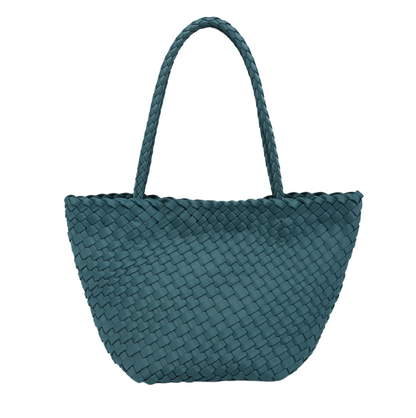 Ava Handwoven Convertible Bucket Bag/Tote