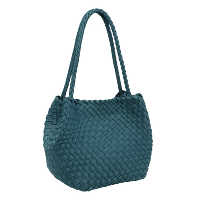 Ava Handwoven Convertible Bucket Bag/Tote