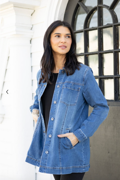 Habitat Stretch Denim Boyfriend Jacket