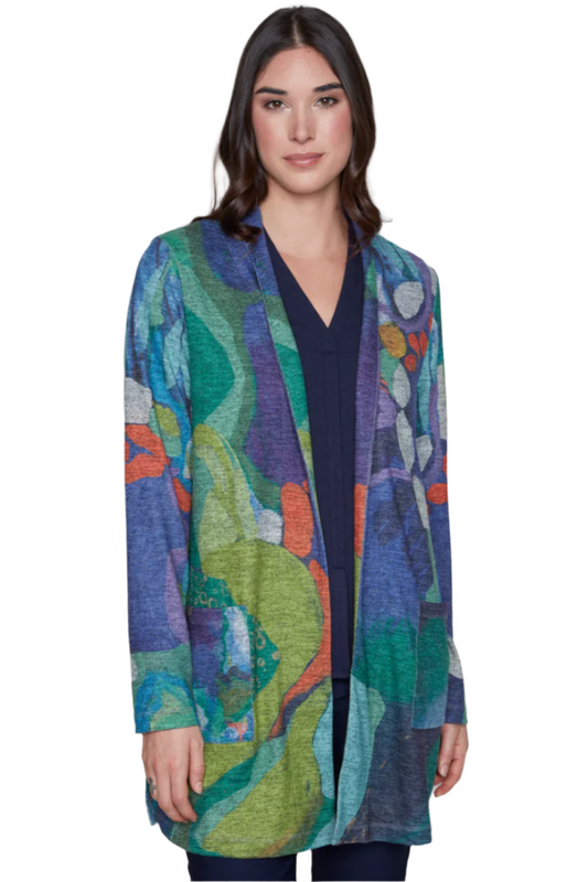 Claire Desjardins Loving Amazonia Long Cardigan-NEW!