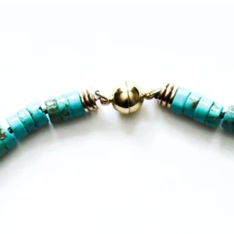 Sea Lily Turquoise Necklace-NEW!