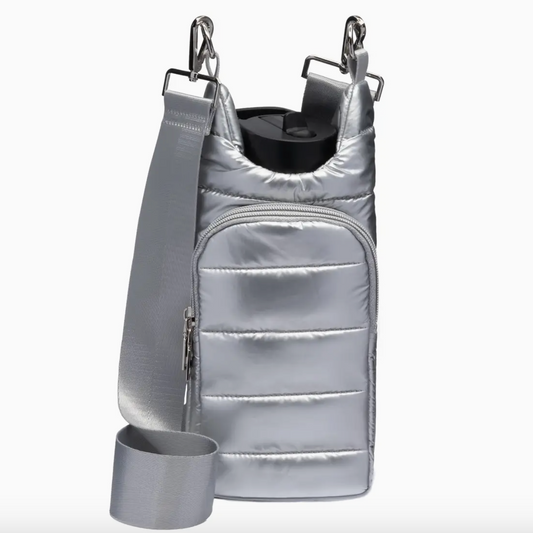 The Original WanderFull Hydrobag-Silver With Solid Strap