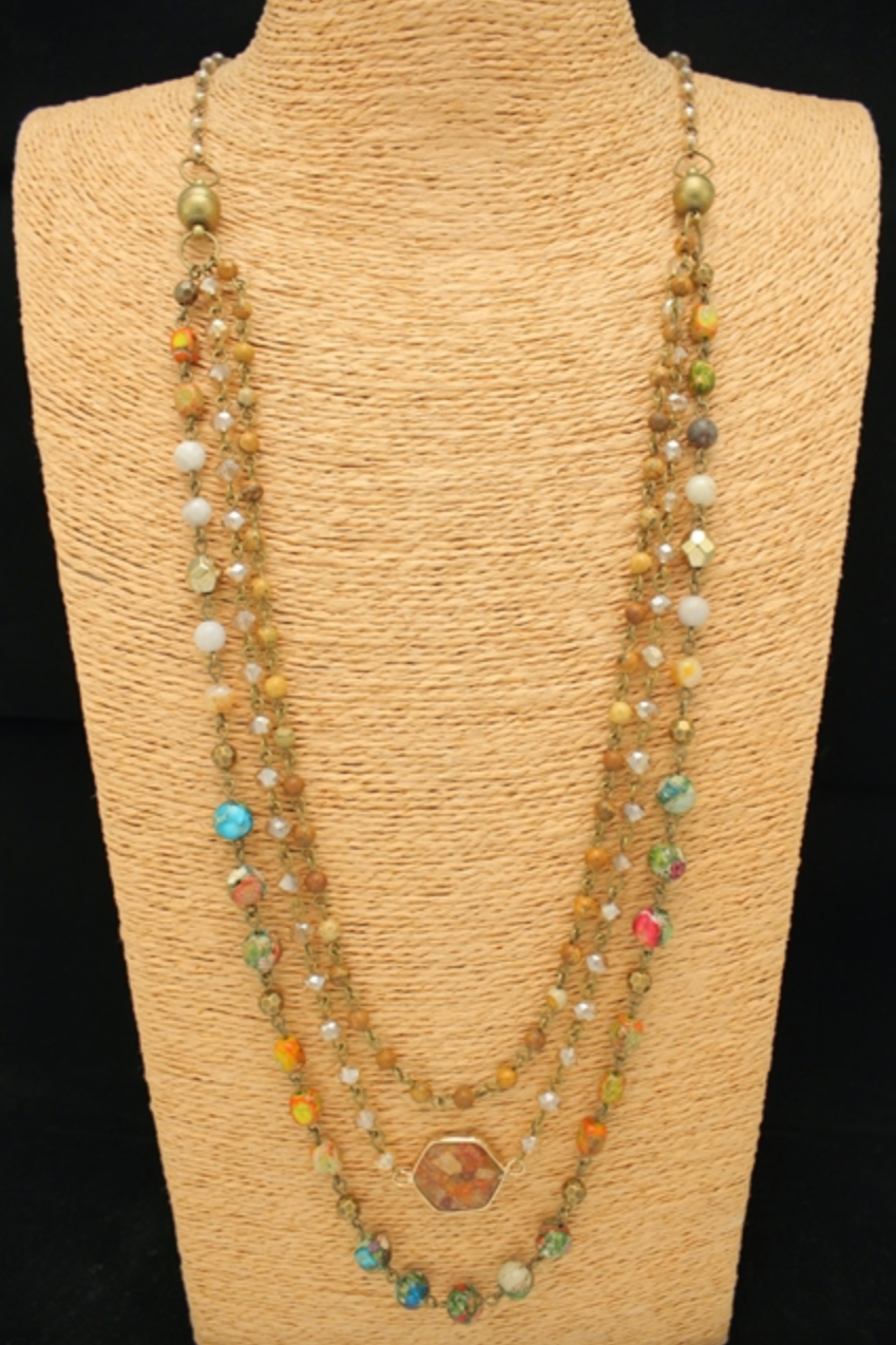 Long Layered 3 Way Necklace