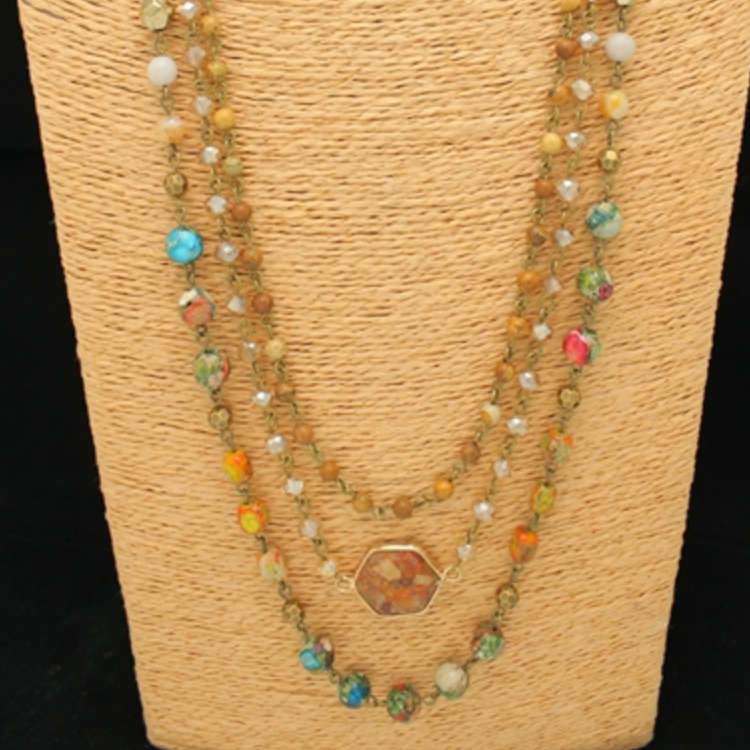 Long Layered 3 Way Necklace