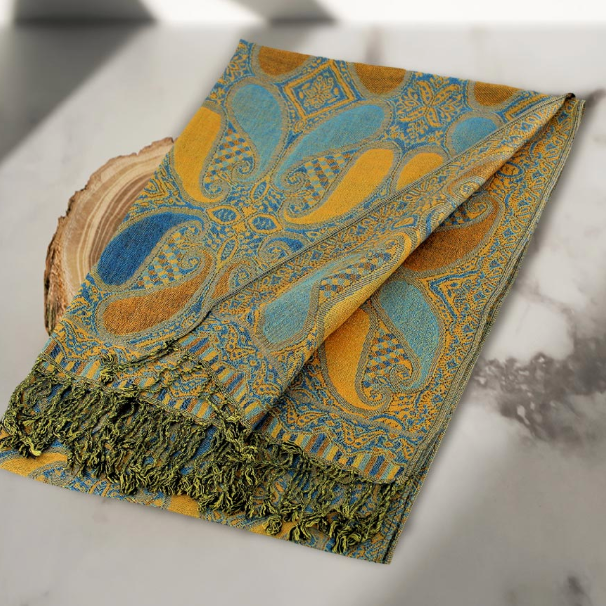 Large Paisley Pashmina Scarf/Shawl