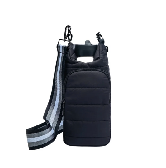 The Original WanderFull Hydrobag-Black Matte with Stripe Strap