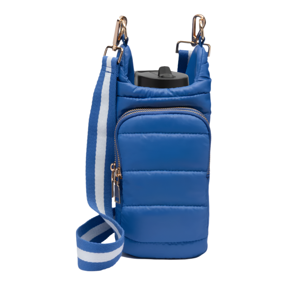 The Original WanderFull Hydrobag-Lapis with Stripe Strap