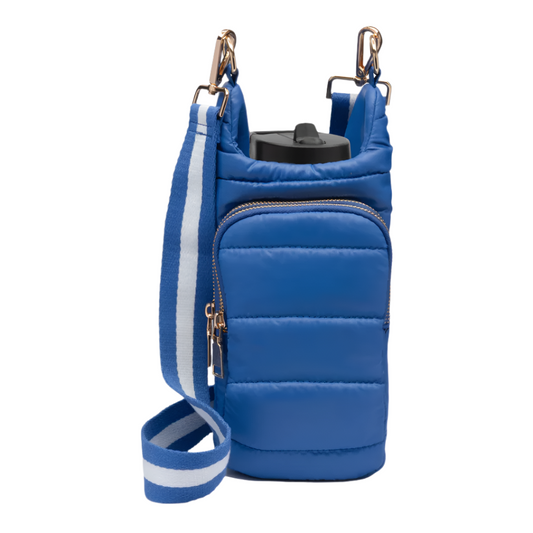 The Original WanderFull Hydrobag-Lapis with Stripe Strap