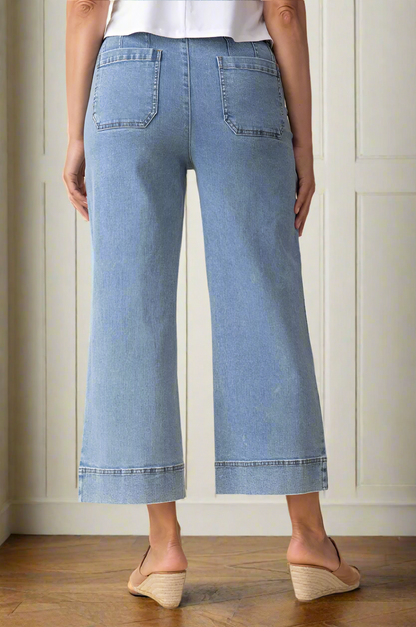 Habitat Stretch Denim Wide Leg Crop