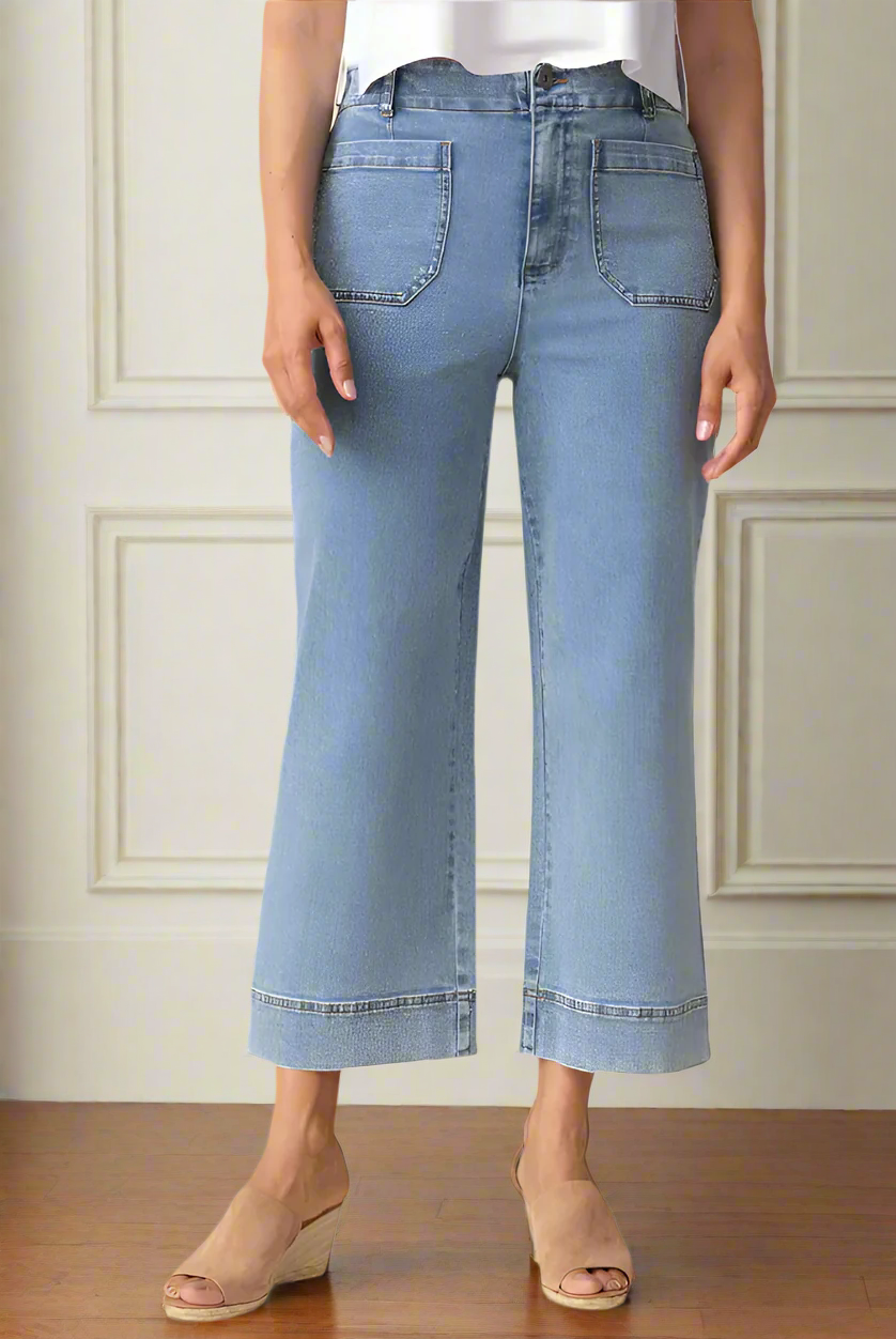 Habitat Stretch Denim Wide Leg Crop