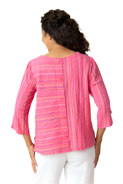 Habitat Baja Weave Button Back Pullover